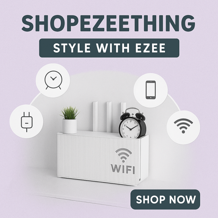 Wifi Holder Wall Mounted WiFi Router Shelf Box – ABS Plastic Wireless ...