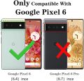 Google Pixel 6 Case, Silicone Shockproof Protective Armor Phone Cover with Ring Kickstand for Google Pixel 6 (Random Colors). 
