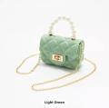 Mini Jelly Tote Bag for Women and Kids with Shoulder Chain and Hard Shell Design. 