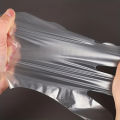 100pcs Disposable Gloves For Food, Individually Wrapped Plastic Transparent Gloves, Film Thickened PE Gloves. 