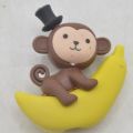 3D Monkey Banana Eraser. 