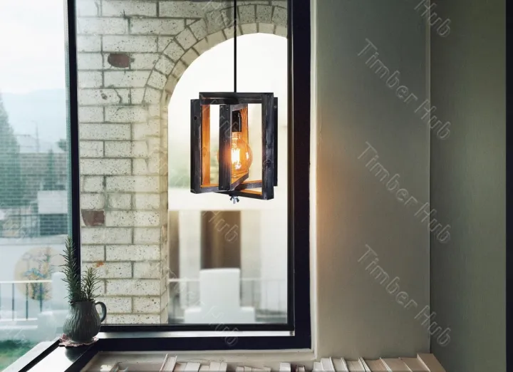 Wooden%20Square%20Hanging%20Celling%20Lamp,%20Pendant%20Light%20-%20Image%202