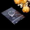 100pcs Resealable Plastic Seal Zip Lock Bags Transparent Clear Poly Bag 4cmx6cm. 