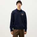 ELO - TMH Men's New York Embroidered Long Sleeve Fleece Polo Sweat Shirt For Men. 