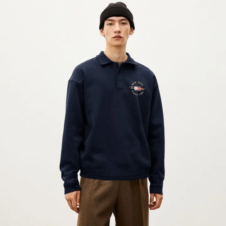 ELO%20-%20TMH%20Men's%20New%20York%20Embroidered%20Long%20Sleeve%20Fleece%20Polo%20Sweat%20Shirt%20For%20Men%20-%20Image%207