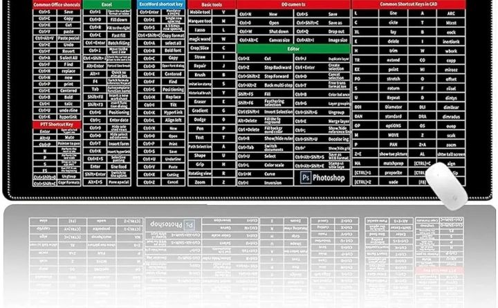 Keyboard%20Shortcut%20Mouse%20Pad,%20Office/Excel/Word/PPT%20Shortcuts%20Cheat%20Sheet%20Mat,%20Quick%20Key%20Super%20Large%20Anti-Slip%20Keyboard%20Pad%20wit%20Clear%20Shortcut%20Key%20-%20Image%207
