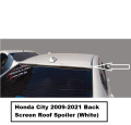 Honda City 2009-2021 Back Screen Roof Spoiler (White). 