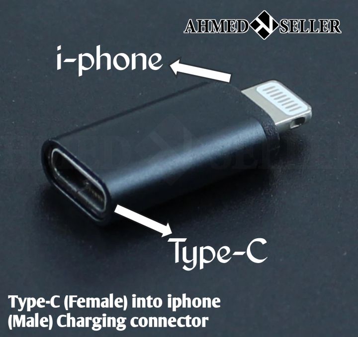 Iphone Lightning To Usb C Adapter USB C Female To Lightning Male