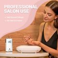 MelodySusie Professional Rechargeable 30000 rpm Nail Drill, Portable Electric E File Scamander, Acrylic Gel Grinder Tools with 6 Bits and Sanding Bands for Manicure Pedicure Shape Carve Polish (White). 