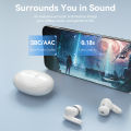 Vention Elf E01 Bluetooth 5.3 Earphone Wireless Earbuds Headset Smart Noise Canceling Sport Gaming Sweatproof Built-In Microphone Touch Control TWS True Wireless Earbuds. 