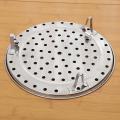 Steamer Stand Steamer Pot Stainless Steel Steamers Stand and Steamer Rack High Quality 8" inch Stainless Steel Steamer Rack Rack Insert Stock Pot Steaming Tray Kitchen Home for Steam chicken Roast Steamer machine. 