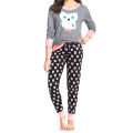 Fashion slim multi night trouser shirt with cute multi design for all women & girls. 