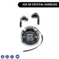 Air39 Wireless Earbuds | A39 Air pods | Air39 Earbuds | Crystal Clear Sound, Bluetooth 5.3, Transparent Case, Bass Stereo, Noise Reduction, Sports Headset with Microphone, Waterproof, LED Display | New Model Air A39. 