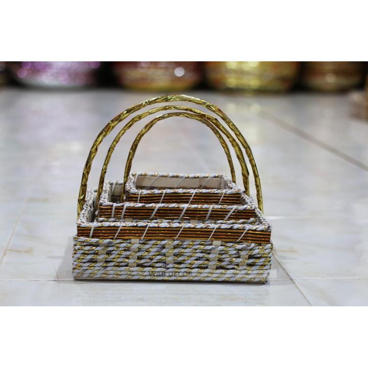 Gift Baskets Set | Handmade 3pcs Gift baskets set | Best Quality Baskets
