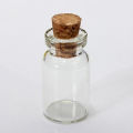 10pcs Cute Mini Clear Cork Stopper Glass Vials Jars Containers Wishing Bottles. 