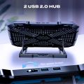 F2 PLUS COOLCOLD GAMING COOLER 3 BIG FANS COOLING PAD. 