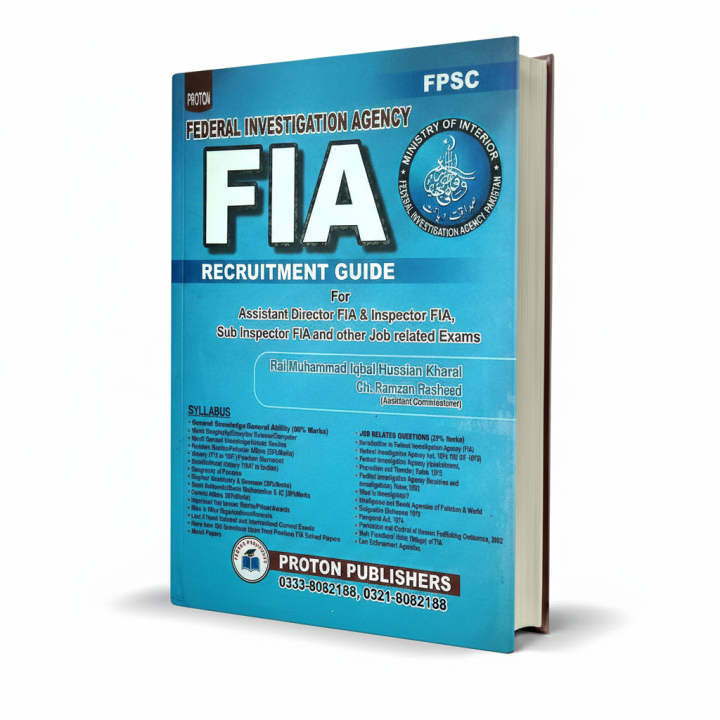 FIA Recruitment Guide for Assistant Director,,Inspector,Sub Inspector ...