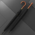 New Wooden Handle Umbrella Strong Windproof Big Golf Rain Umbrellas Men Gifts Black Large Long Umbrella Outdoor. 