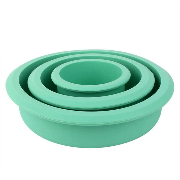 Pizza Mould 3 Layer Silicone Cake Mold Plate DIY Round Tools