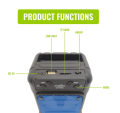 Rechargeable Bluetooth Mp3 Wireless Mp3 Extra Bass Mp3 Volume Model GTS-1361 Mp3 GTS Speaker New Design Mp3 Portable Wireless Speaker Outdoor Home Mp3 Party Memory Card Bluetooth and USB Ports Rechargeable Mp3. 