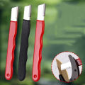 1Pc Garden Tool Sharpener Hard Alloy Steel Sharpener Handheld Quick Pocket Sharpener Tool For Gardening Pruners. 