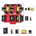 LENSGO D950 Camera Battery Storage Box for AA Battery SD CF XQD Memory Card Case Shockproof Protector Storage Box. 