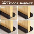 CS Door Draft Dust Stopper Brown Double Sided Insulator Adjustable Door Air Blocker for Bottom of Doors Door Sweep Adjustable. 
