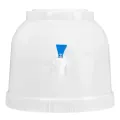 Mini Non Electric Water Bottle Dispenser - Portable - Manual - White - Plastic - 11inch x 10 inch (W*H) - For 19 liter water bottle. 