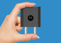 MOTO 10W Fast Wall Charger, USB-A Output, Compatible with Moto X, E, and G Series. 