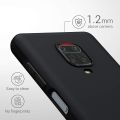 Xiaomi Redmi Note 9 Pro Matte Black Flexible TPU Case - Shockproof, Slim Soft Cover. 