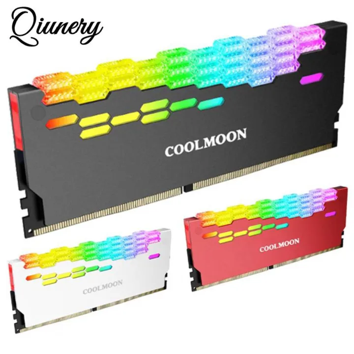 Pc Ram Cool Coolmoon Ra-2 Ram Cooler High Efficiency 5v Argb Memory Module Heat ...