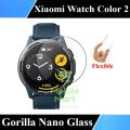 Xiaomi Watch Color 2 Unbreakable Gorilla Flexible Nano Glass Premium High Quality Screen Protector For Xiaomi Watch Color 2. 
