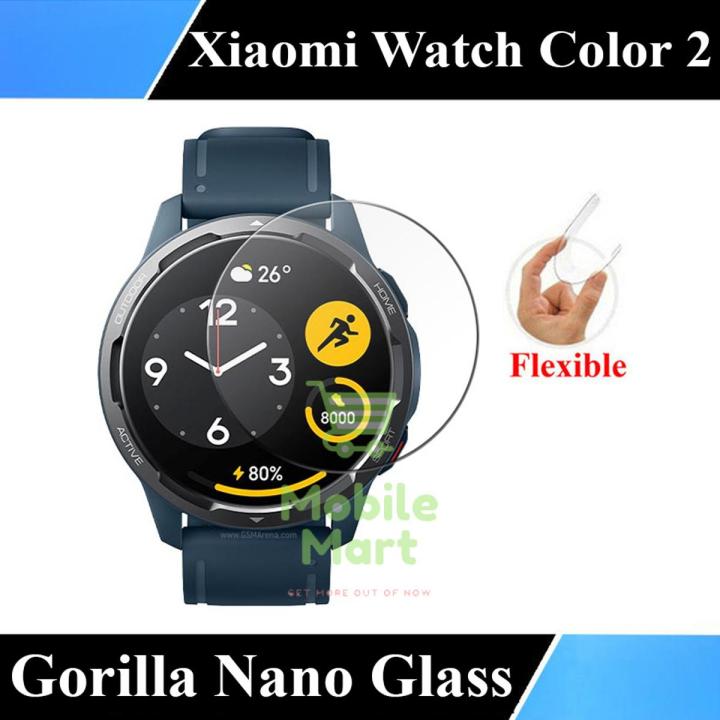 Xiaomi Watch Color 2 Unbreakable Gorilla Flexible Nano Glass Premium High Quality Screen Protector For Xiaomi Watch Color 2