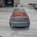 Audi A3 Hatchback Model Mini Metal Car Toy For Kids - Pull Back and Die cast - 4 inches - Grey. 