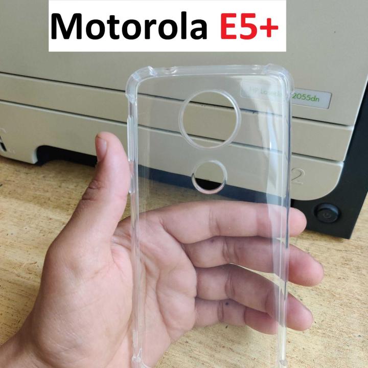 Motorola E5 Plus Silicone back cover Transparent Bumper Case