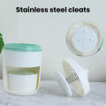 Slushy Maker Machine Portable Manual Ice Shaver Machine for Home Outdoor Use Stainless Steel Blade Snow Cone Maker with Hand Crank for Picnics Parties. 