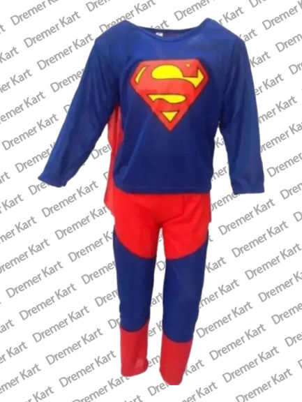 SUPERMAN CHARACTER COSTUME For Kids,Cosplay Suit Bodysuit,Party Costumes for Children,Superhero Costume,Superman fan Costume,Superman Lover Costume,Favourite Superhero Costume, Kids Favourite Superheros Costume