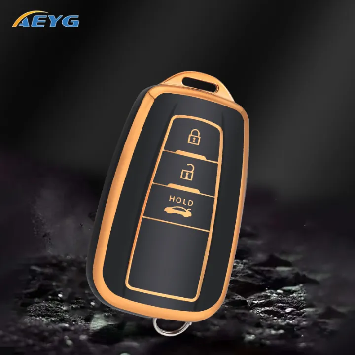 TPU%20Car%20Remote%20Key%20Case%20Covers%20For%202018-2022%20Toyota%20RAV4%20Camry%20Corolla%20Avalon%20C-HR%20Prius%20GT86%20Highlander%204%20Buttons%20Keyless%20Shell%20-%20Image%203