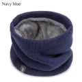 ZEBF-Fashion Soft Knitted Neck Warmer Sports Scarf Women Men Face Cover Winter Skating Running Hiking Scarves Thick Cold-proof Collar. 