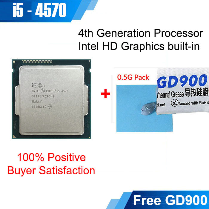 Core i5-4570 Quad-Core Processor 3.2 GHz (4th Generation) 4 Core LGA 1150