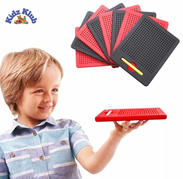 Magpad Magnetic Drawing Board - Large and Small | Magnetic Ball Drawing Board Steel Ball Free Painting Magnetic Drawing Board Kids Educational Toys | Children's toys, magnetic steel beads, plastic board