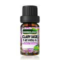 Herbology Clary Sage Essential Oil , 100% Pure Therapeutic Grade, Steam Distilled, 100% Pure, Vegan, Aromatherapy, Diffuser, Ceramic Diffuser, Pure, Concentrated, EO, Aroma Diffuser. 