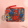 Marvel Avengers Children Coin Wallet Holder Spider-Man Captain America Print Card Holder Name Tag with Keyring Card Holder Purse. 