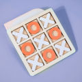 Tic Tac Toe Logical Family Game (Random Color). 