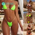 DR BEI Women Swimsuit Sleeveless Halter Tiny Tie Lady Bathing Suit. 