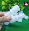Pack of 5pcs 19mm to 25mm OR 0.75" to 1" inch water pipe connector garden pipe converter 3/4 Connectors jointer PVC plastic material. 