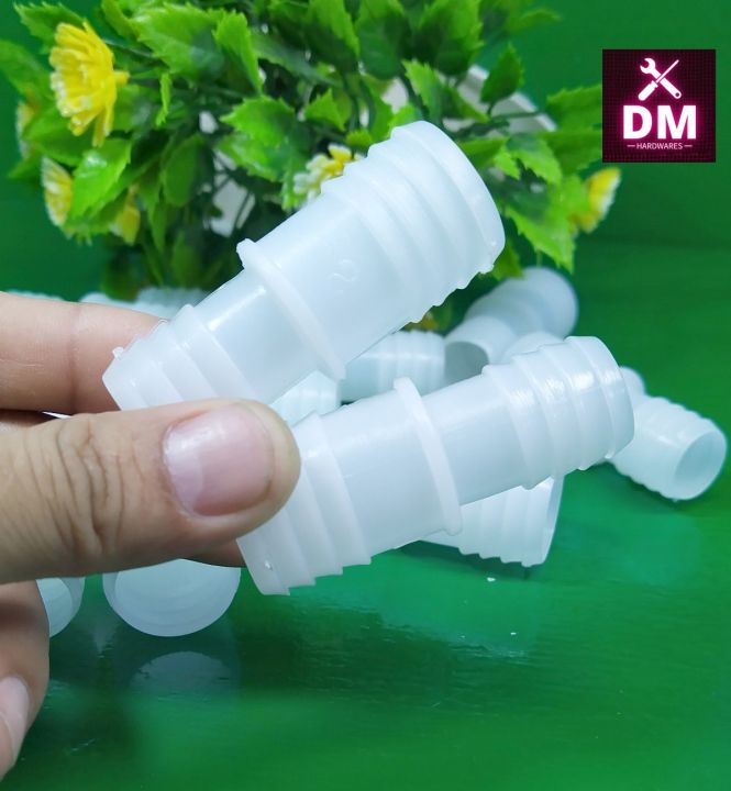 Pack of 5pcs 19mm to 25mm OR 0.75" to 1" inch water pipe connector garden pipe converter 3/4 Connectors jointer PVC plastic material