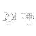 20PCS ZMCT103C 5A/5MA CT103 Precision Miniature Current Transformer In-Line 2-Pin DIP-2. 