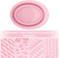 Makeup Brush Cleaning bowl, Silicone Makeup Brush Cleaning Mat, Cosmetic Brush Cleaner, Foldable Brush Cleaning Pad, Suitable for Makeup Brush, Makeup Sponge, Powder Puff. 