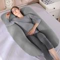 Maternity Pillow | Full Body Support Pillow Ball Fiber Filled | U-Shaped Pregnancy Pillow - 100% Premium.Hamzaking Textile. 